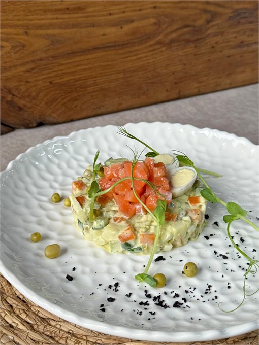 Салат Оливье с лососем 10207 - фото 453